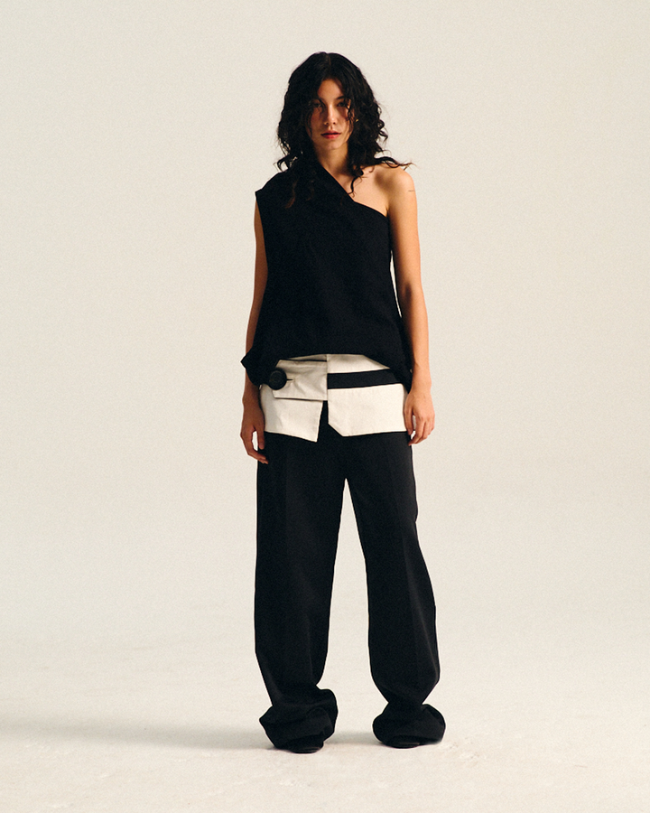 GH OVERSIZED WAISTBAND TAILORED PANTS