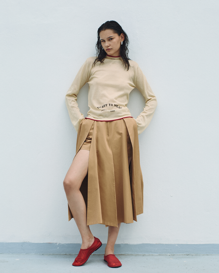 GH ASYMMETRIC CULOTTE SKIRT