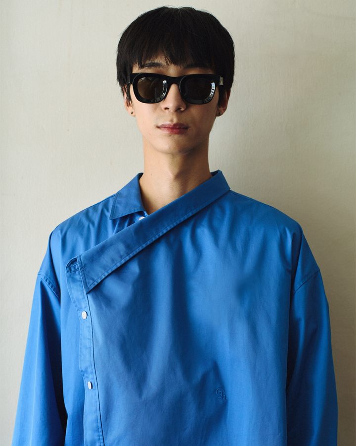 GH DOUBLE PLACKET DECONSTRUCTED SHIRT