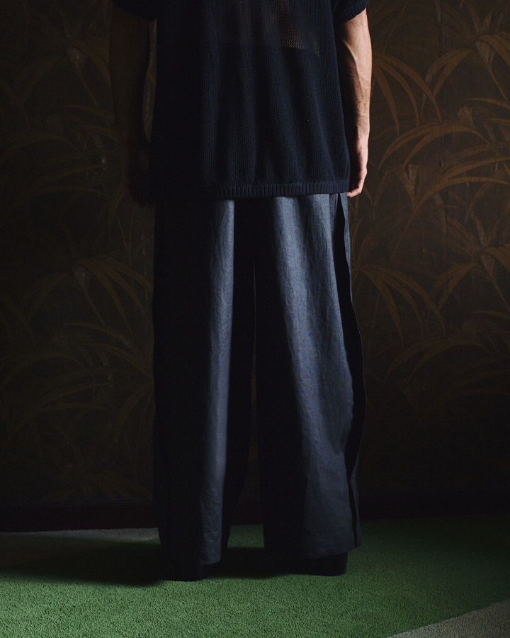 GH REVERSE SIDE LINEN PANTS