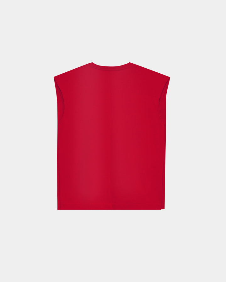 GH SQUARE SLEEVELESS T-SHIRT