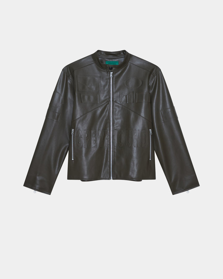 GH LEATHER BIKER JACKET