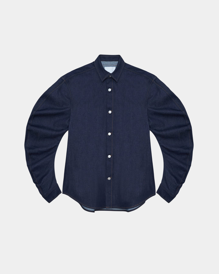 GH CIRCULAR SLEEVES DENIM SHIRT