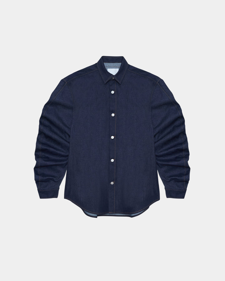 GH CIRCULAR SLEEVES DENIM SHIRT