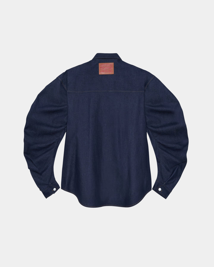 GH CIRCULAR SLEEVES DENIM SHIRT