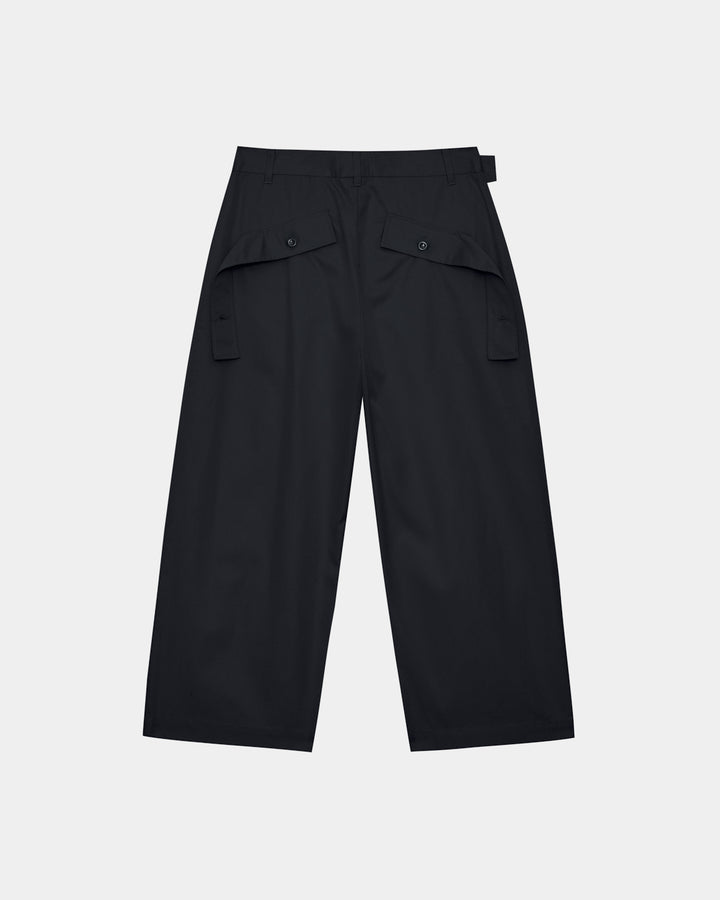 GH UNFINISHED PLEATS TROUSERS