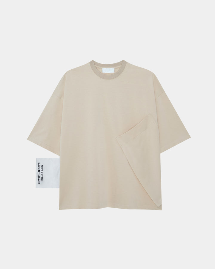 GH SLANT OVERSIZED POCKET T SHIRT