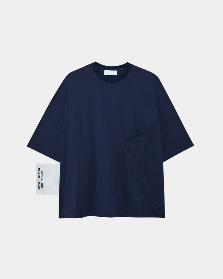 GH SLANT OVERSIZED POCKET T SHIRT