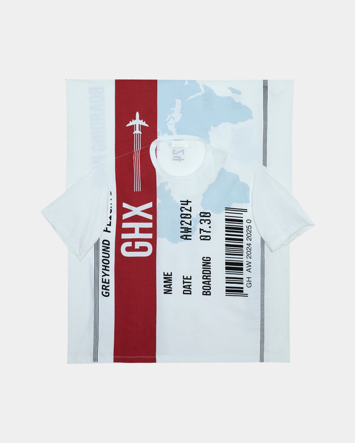 GH "BOARDING PASS TICKET" T-SHIRT