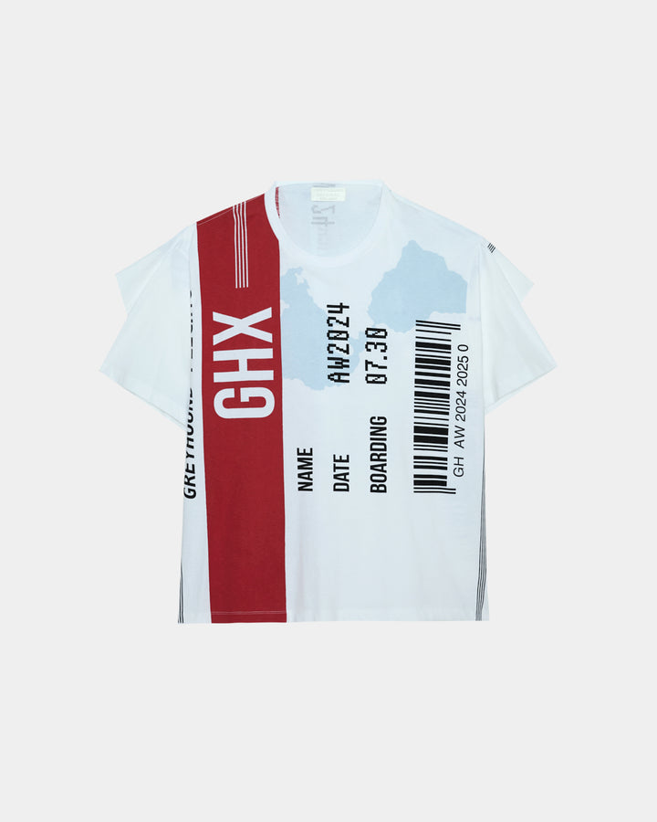 GH "BOARDING PASS TICKET" T-SHIRT