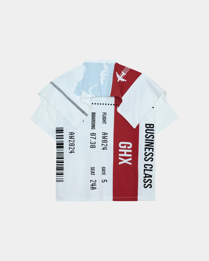 GH "BOARDING PASS TICKET" T-SHIRT